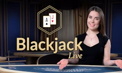 Mesa de blackjack ao vivo