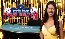 Mesa de Extreme Texas Hold'em ao vivo
