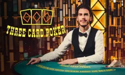 Mesa de Three Card Poker ao vivo