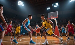 Apostas em partida de basquete